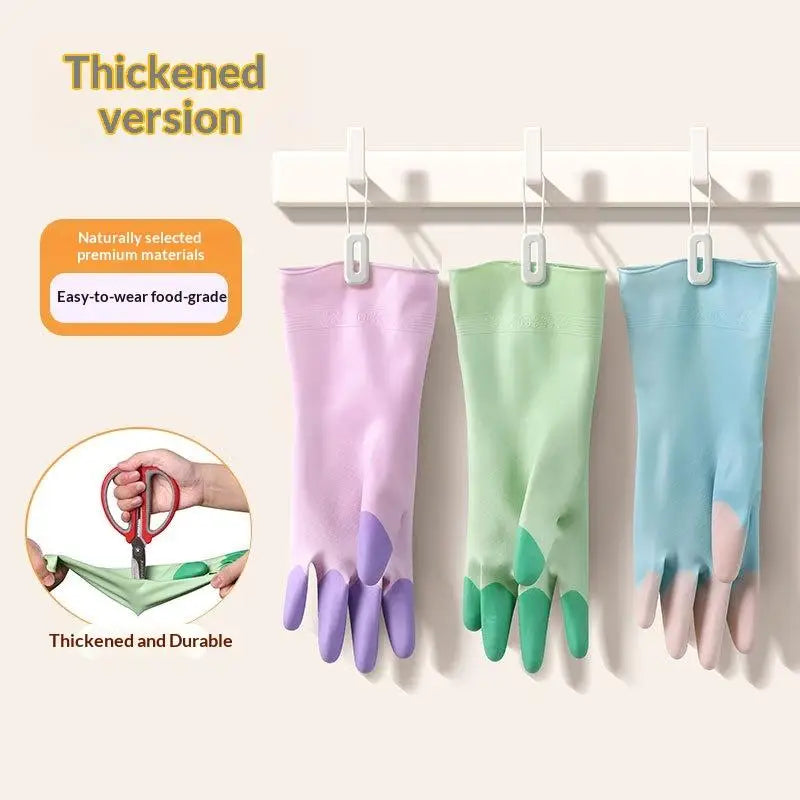 Silicone Dishwashing Gloves – Anti-Slip, Long & Reusable Dishwashing Gloves Nixie