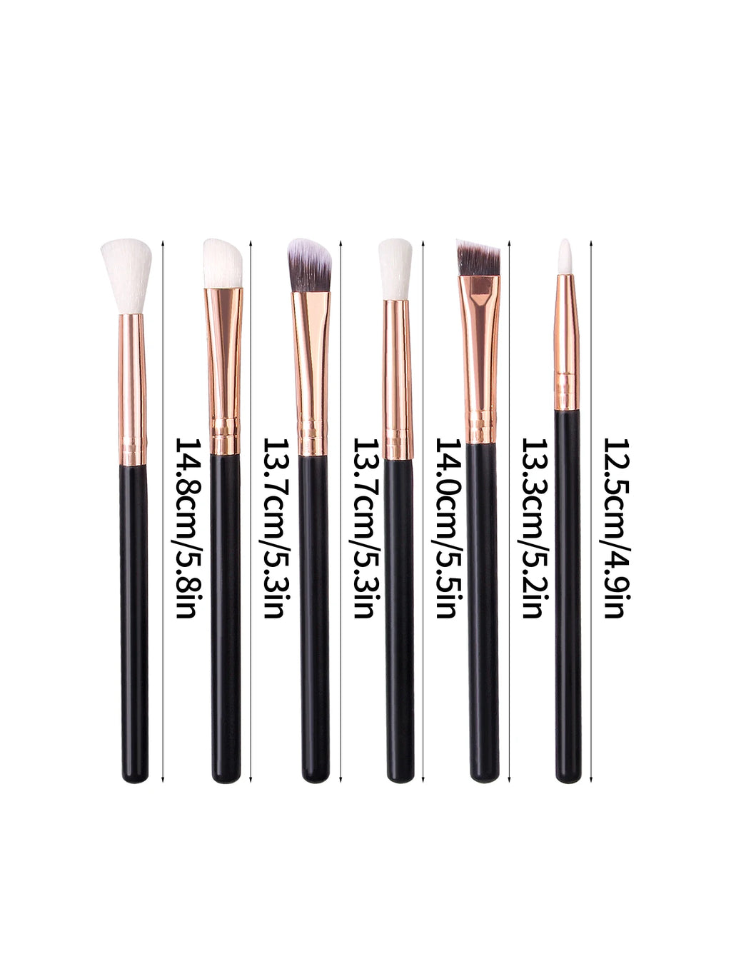 6-Piece Professional Eye Makeup Brush Set for Beginners Eye Makeup Brushes Nixie