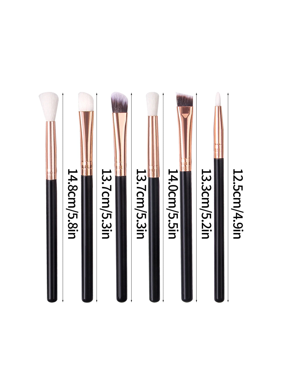 6-Piece Professional Eye Makeup Brush Set for Beginners Eye Makeup Brushes Nixie
