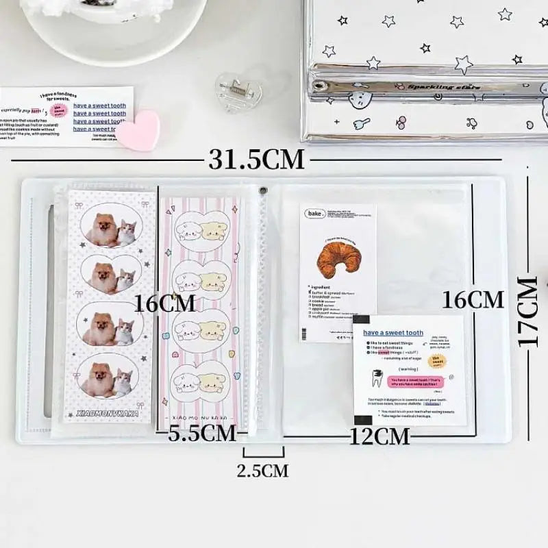 4-Grid Photo Strip & Card Album – Holds 40 Strips & 20 4x6 Photos Photo Strip Album Nixie