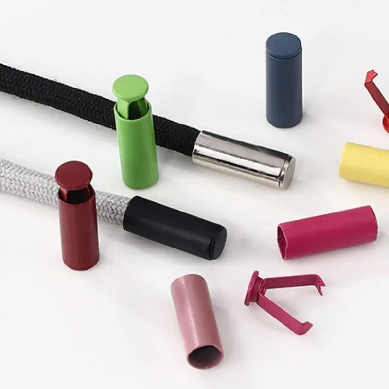 20Pcs Metal Cord End Stoppers for DIY Bags, Shoes & Lanyards Cord End Stoppers Nixie