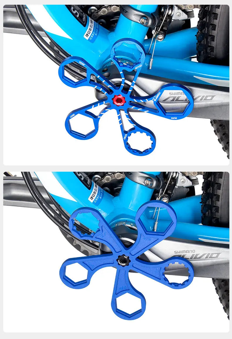TOOPRE Bicycle Fork Cap Wrench – MTB & Road Bike Spanner Bicycle Fork Wrench Nixie