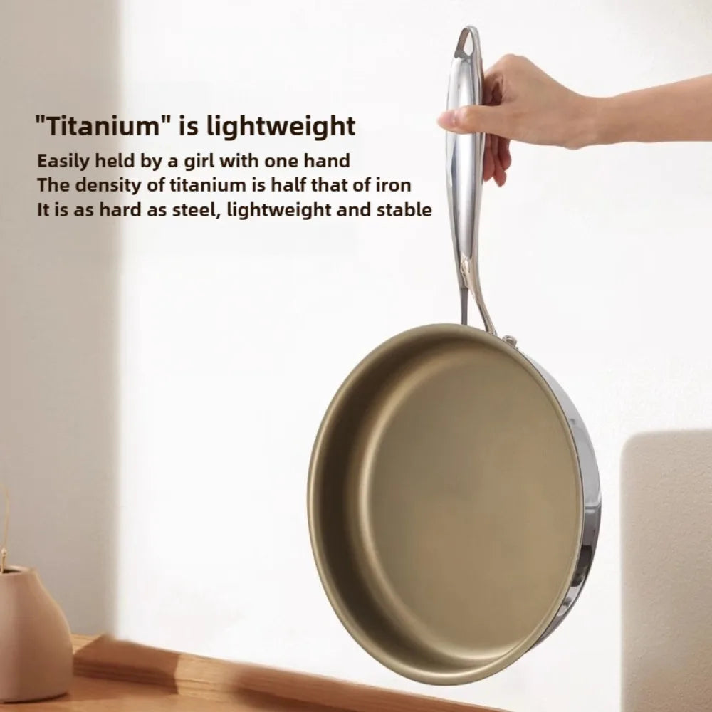 FEB.WIND 11-Inch Titanium Nonstick Skillet | Gas & Induction Nonstick Frying Pan Nixie
