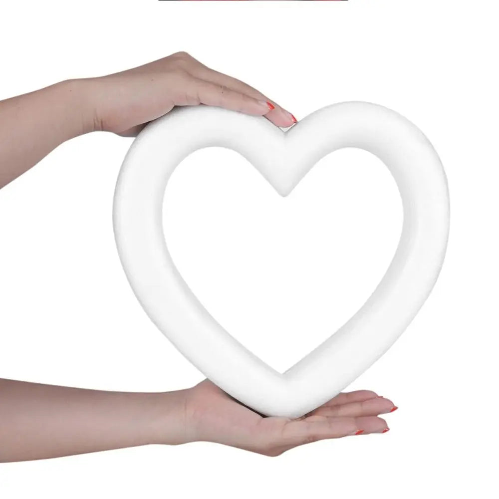 Hollow Heart Foam Mould – Craft & Party Decoration, 4 Sizes Foam Craft Mould Nixie