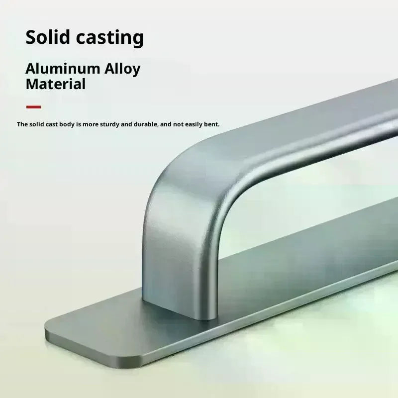 Drill-Free Aluminum Adhesive Door Handle for Sliding Doors & Drawers Adhesive Door Handle Nixie