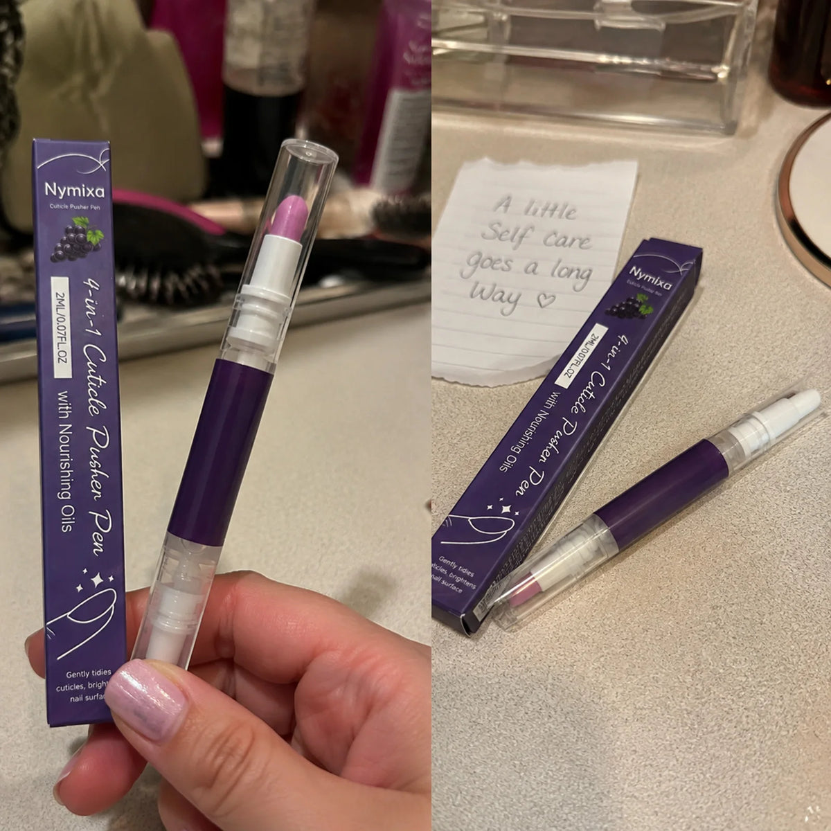 4-in-1 Cuticle Oil Pen – Jojoba, Lavender & Grape Extract Cuticle Oil Pen Nixie