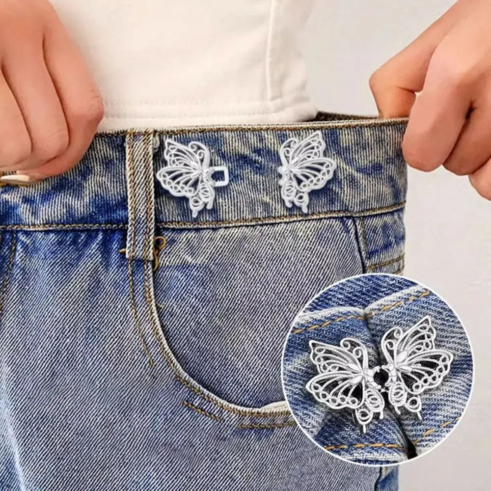 Removable Metal Waist Tightening Button Clip for Jeans | Women