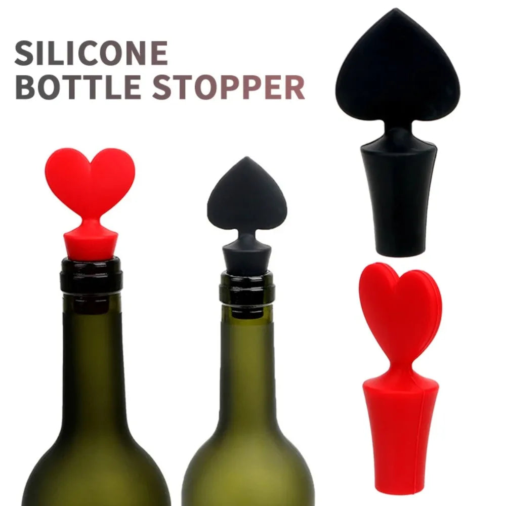 Poker Vacuum Bottle Stopper for Wine Beer & Champagne Vacuum Bottle Stopper Nixie