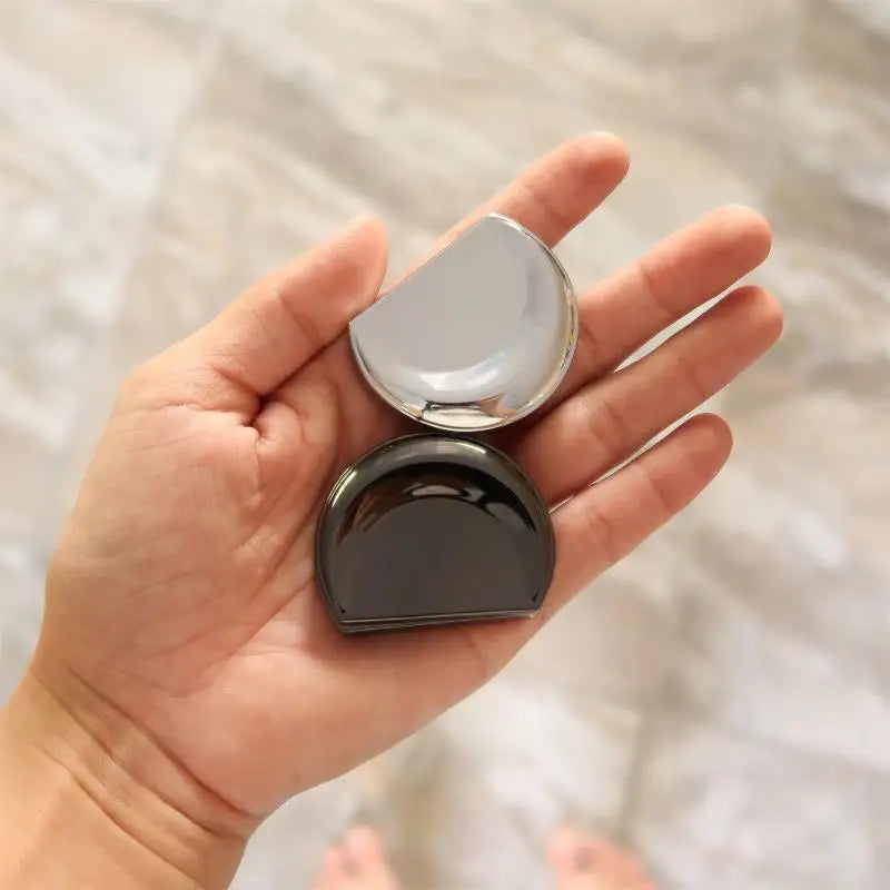 Moon Shaped Zinc Alloy Slide Lid Balm Container – Travel Tin