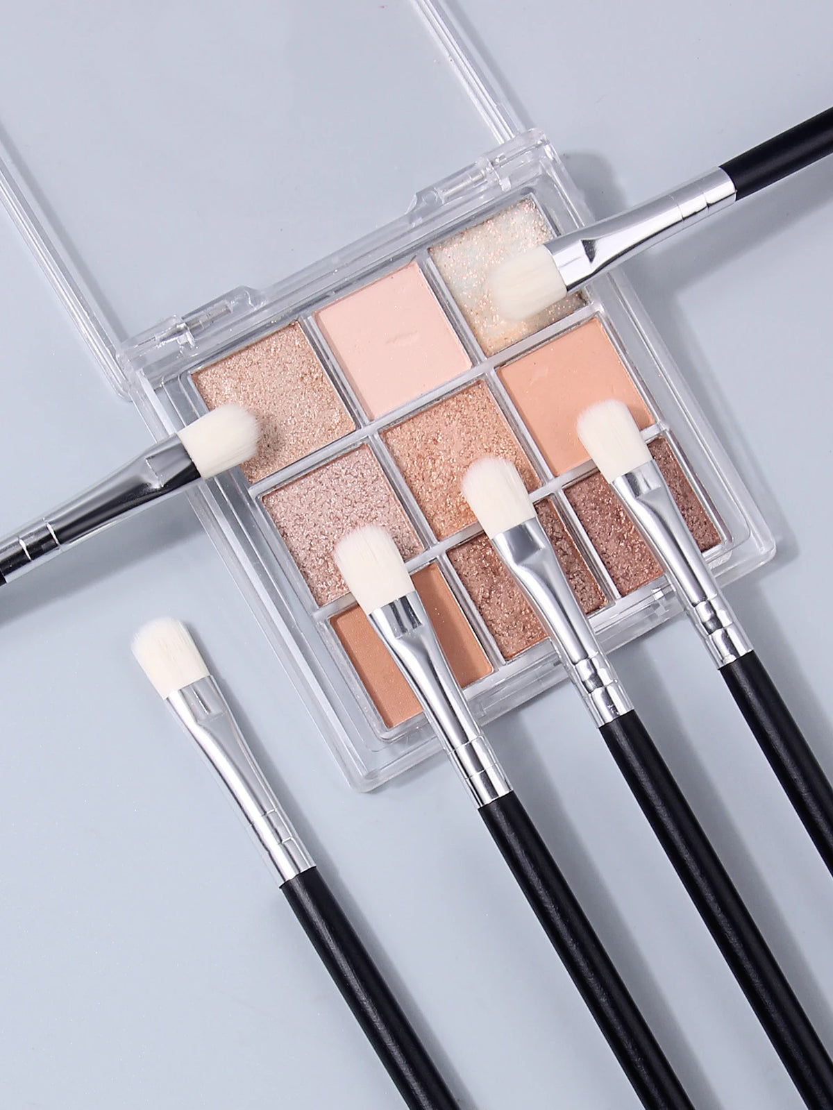 6-Piece Soft Eye Makeup Brush Set – Eyeshadow Blending Kit Eye Makeup Brushes Nixie