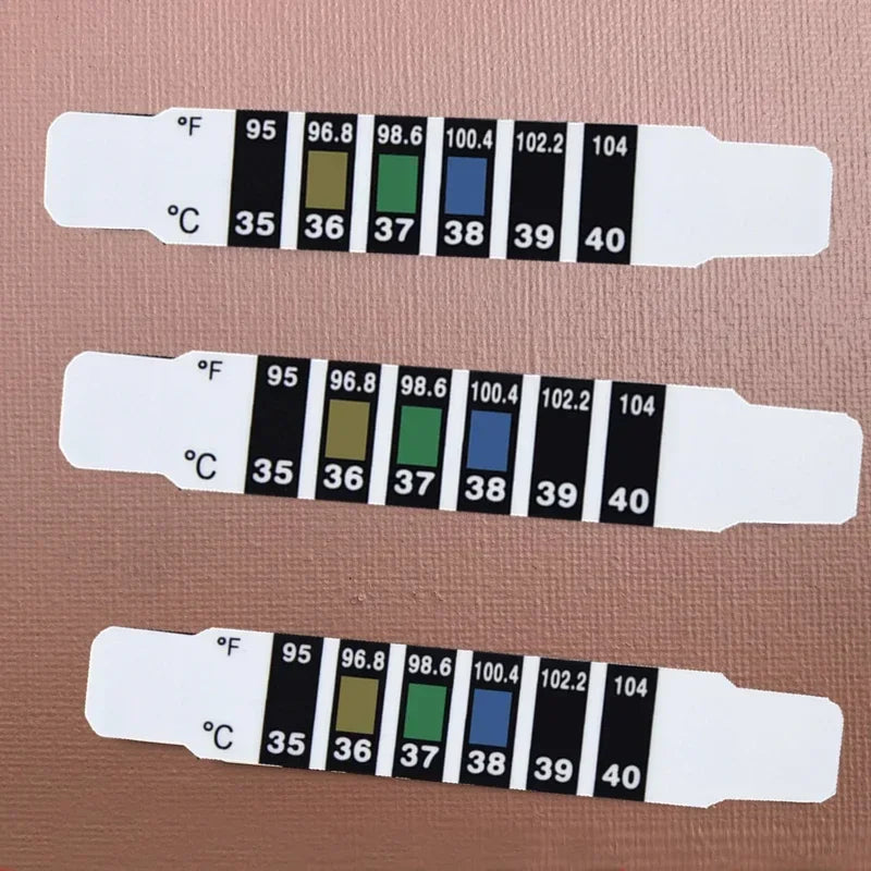 Forehead Strip Thermometer Stickers for Baby & Kids 10/20 Pcs Forehead Strip Thermometer Nixie