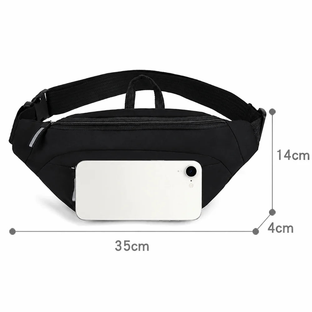 Large Capacity Nylon Waist Bag – Unisex Chest & Shoulder Pack Waist & Chest Bag Nixie