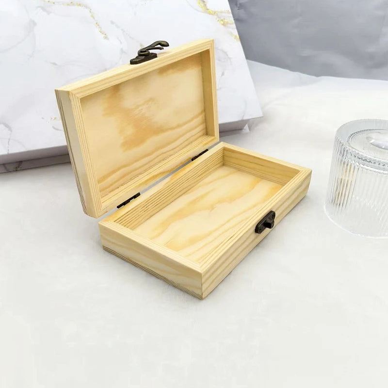 Classic Vintage Wooden Jewelry Box – Small Gift Box Wooden Jewelry Box Nixie