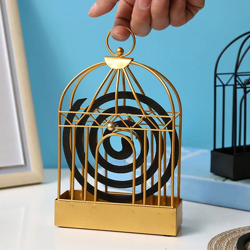 Nordic Iron Bird Mosquito Coil Holder & Incense Shelf Decor Incense Coil Holder Nixie