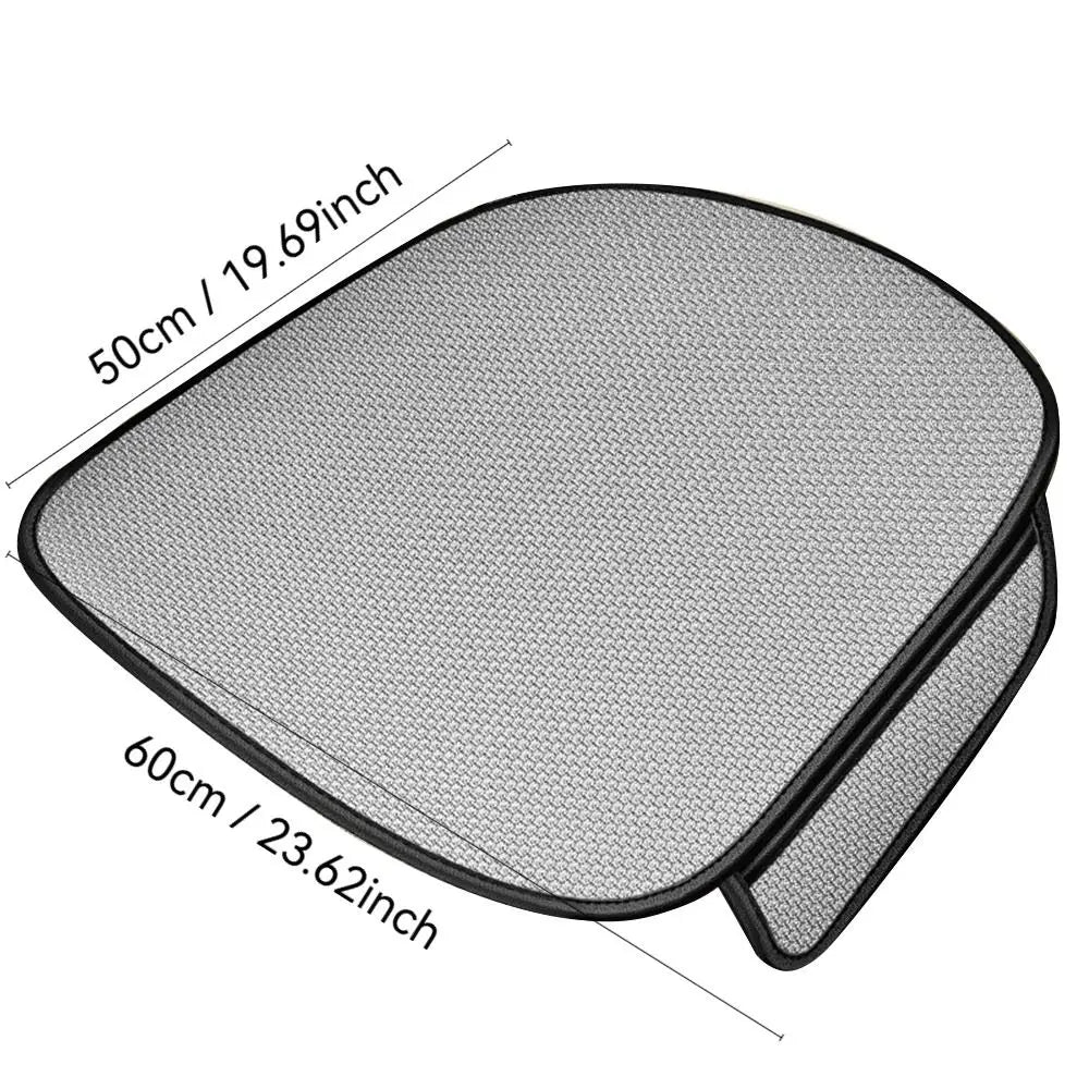 Breathable Ice Silk Car Seat Cushion – Non-Slip Front Cover