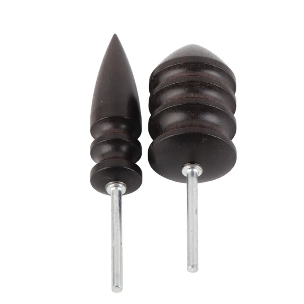 Sandalwood Leather Edge Burnisher Set – 2 Style Bits Leather Burnisher Set Nixie --