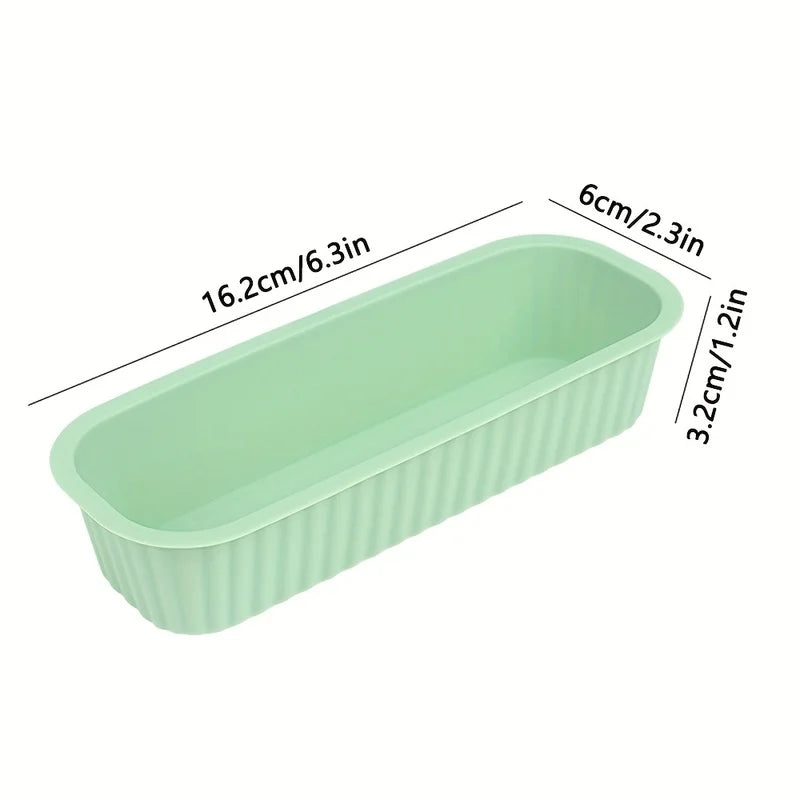 3-Pack Silicone Bread Molds – Non-Stick Oven & Air Fryer Trays Silicone Baking Molds Nixie