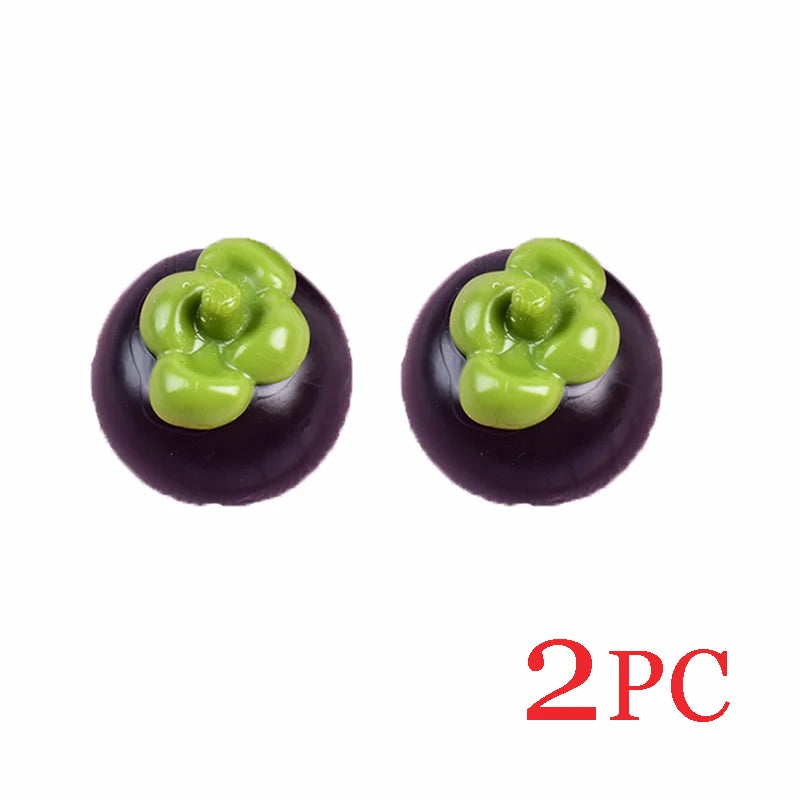 Mangosteen Squishy Squeeze Toy – Glitter Fidget Ball Gift Squishy Fidget Toy Nixie 2PC