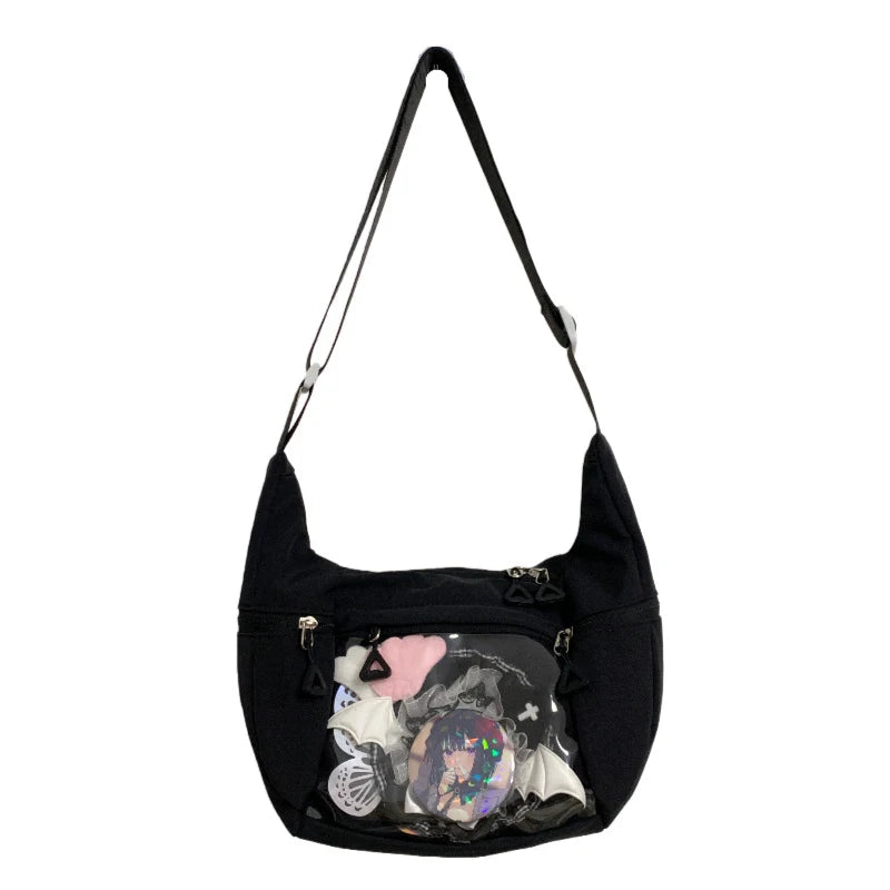 Japanese Sporty Dumpling Shoulder Bag – Large Capacity Hobo Shoulder Bag Nixie