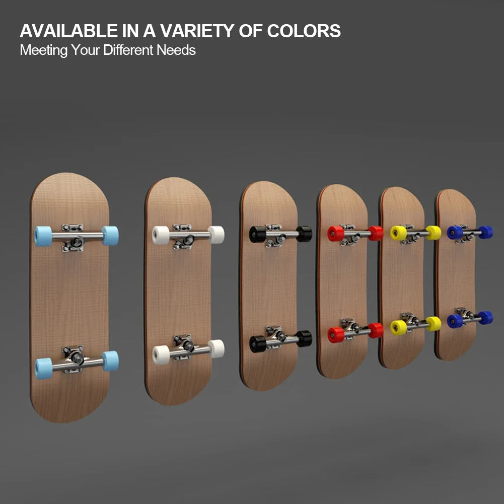 Maple Wood Finger Skateboard – Mini Fingerboard Toy Gift Finger Skateboard Nixie