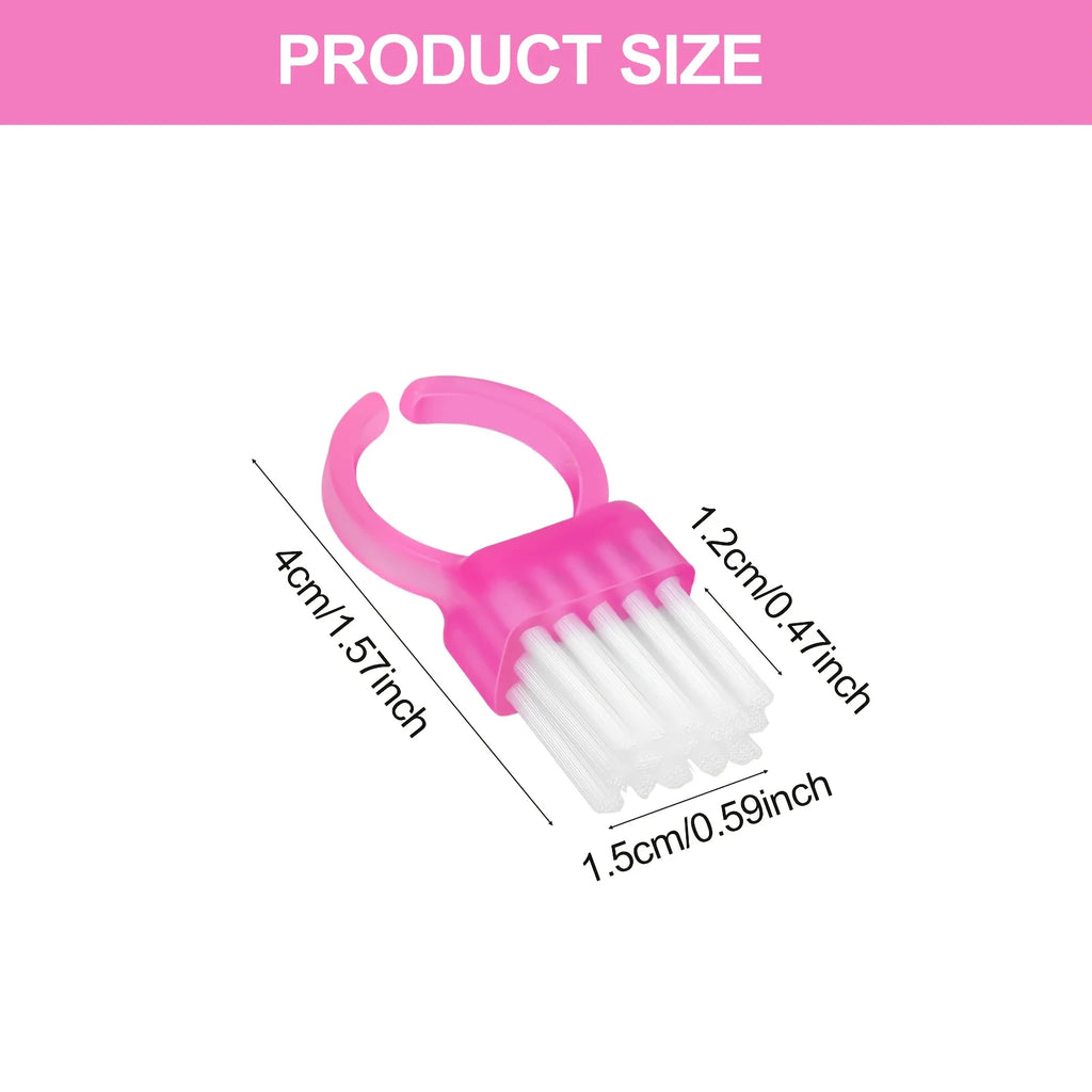 10-Piece Mini Nail Brush Set – Dual-Ended Cuticle Brushes Nail Cuticle Brush Set Nixie