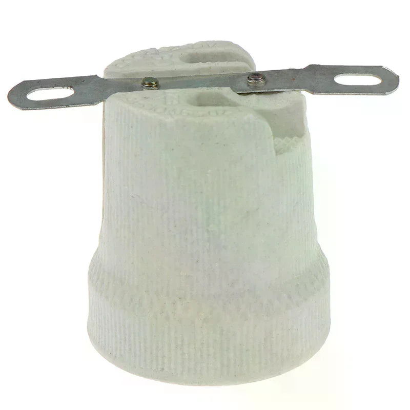 E27 Ceramic Light Bulb Socket Holder – High Temp Resistant