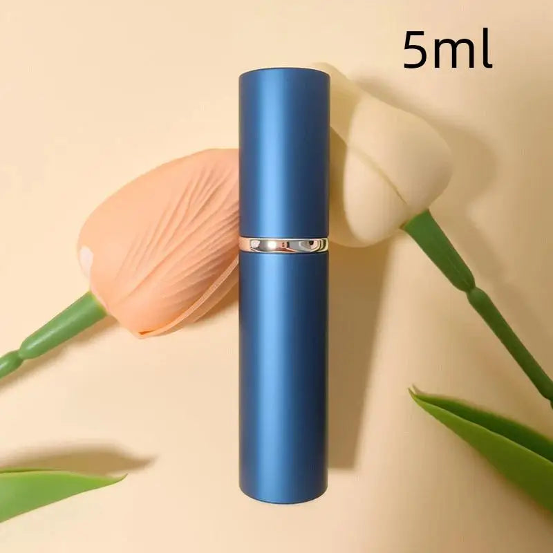 Portable Aluminum Refillable Perfume Atomizer 5ml – Travel Spray Perfume Atomizer Nixie Blue