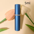 Portable Aluminum Refillable Perfume Atomizer 5ml – Travel Spray Perfume Atomizer Nixie Blue