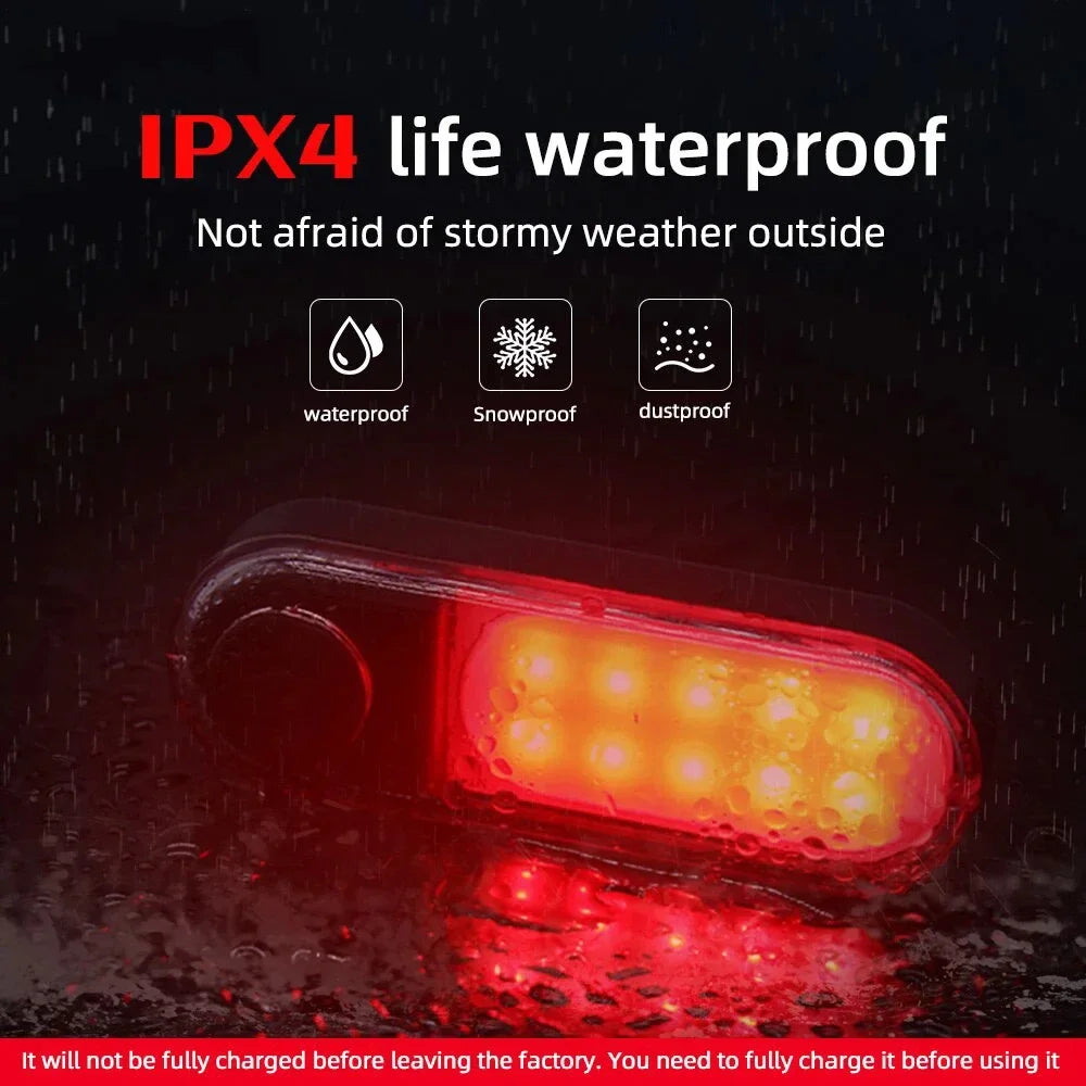 LED Rechargeable Bike Rear Tail Light – MTB & Road Cycling