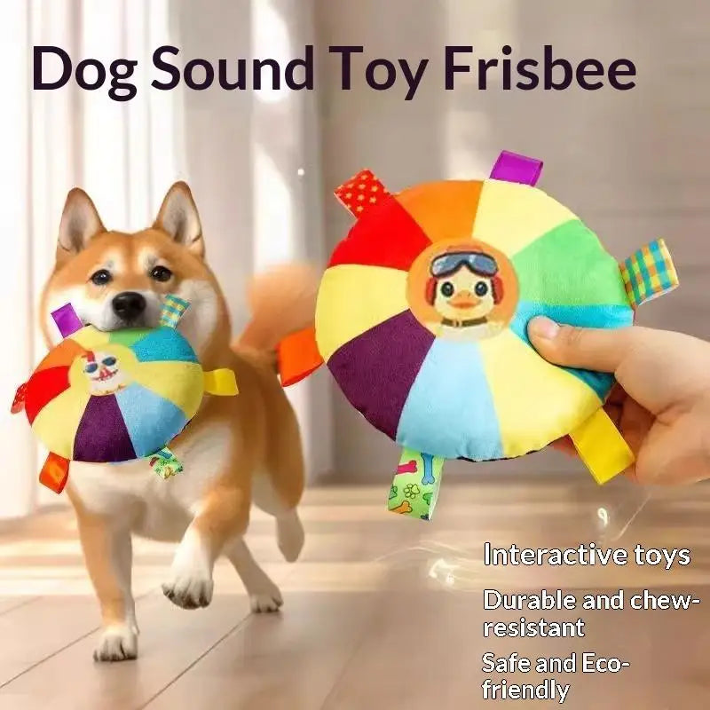 Hot Dog Squeaky Plush Dog Toy – Bite Resistant Chew Toy Dog Squeaky Toy Nixie