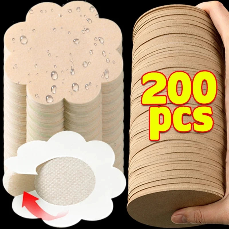 Nipple Cover Stickers Women Invisible Self-Adhesive Breast Pasties Nipple Cover Pasties Nixie