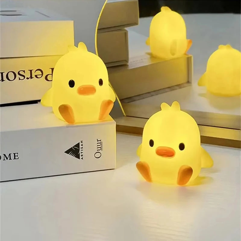 Cute Duck Night Light for Kids – Cartoon Bedside Lamp Kids Night Light Nixie