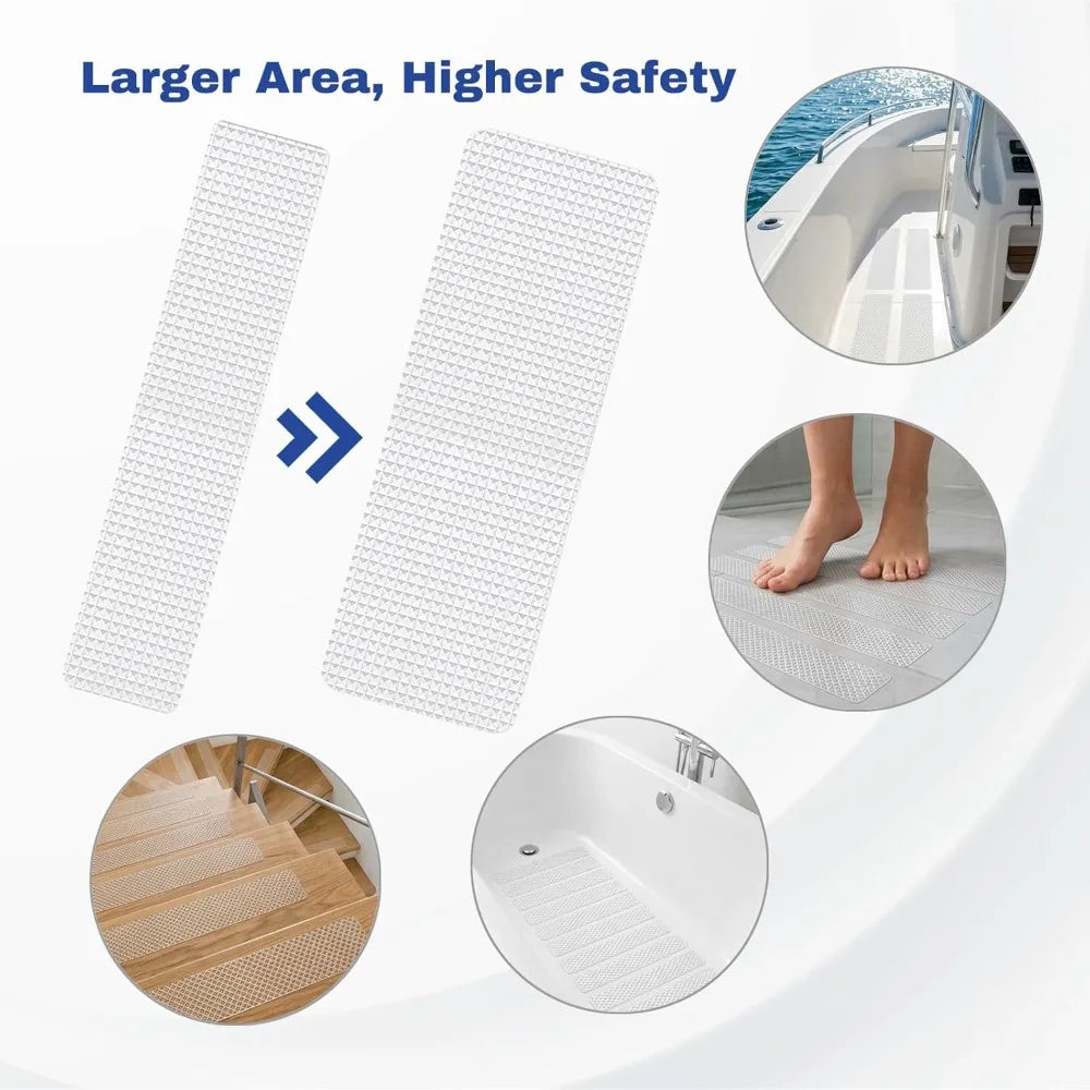 6-Piece Non-Slip Shower Floor Stickers | Anti-Slip Bathtub Decals Non-Slip Bath Stickers Nixie