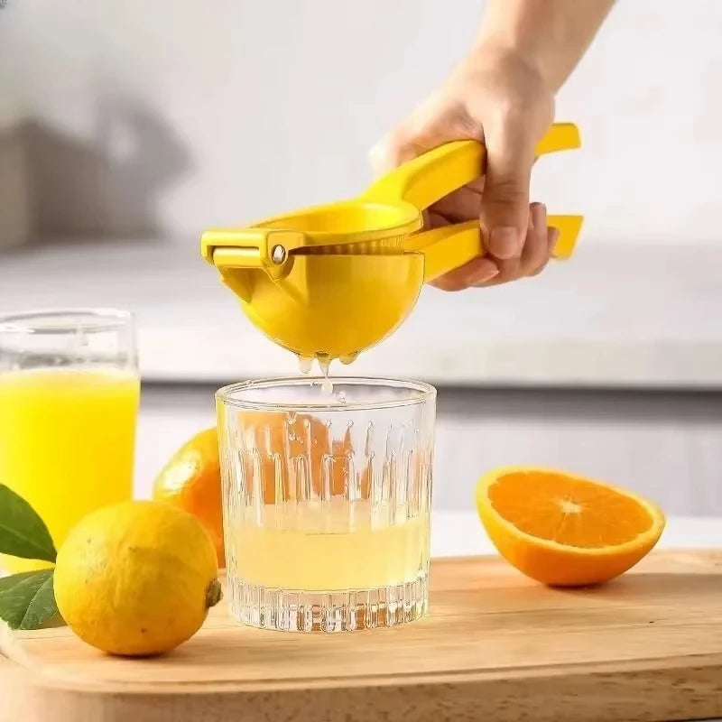 Manual Lemon Squeezer Clip – Mini Portable Aluminum Hand Juicer Citrus Hand Juicer Nixie