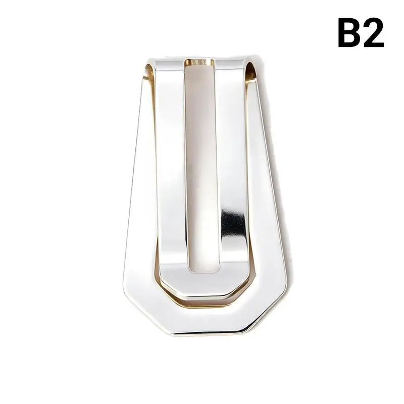 Stainless Steel Slim Money Clip & Card Holder | JETTING Metal Money Clip Nixie B2
