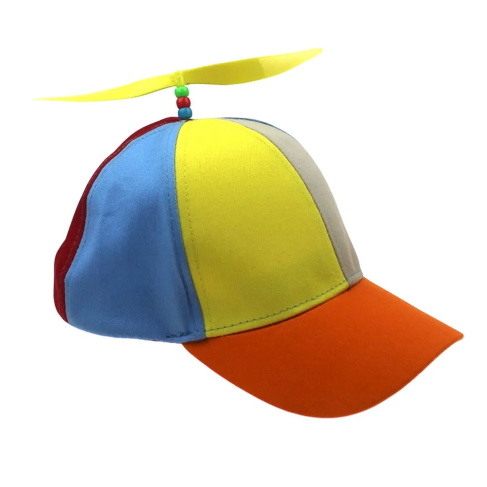 Rainbow Propeller Baseball Cap – Unisex Fun Sun Hat