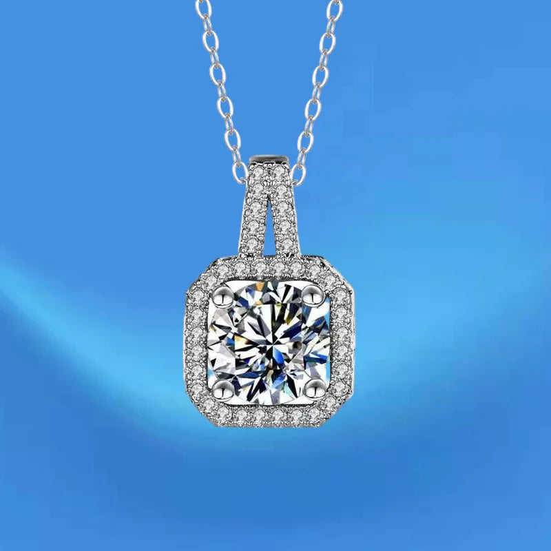 Square CZ Crystal Bridal Jewelry Set – Necklace, Earrings & Ring Bridal Jewelry Set Nixie 45cm Necklace