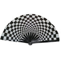 Glow in the Dark Folding Fan – Rainbow Festival Party Fan