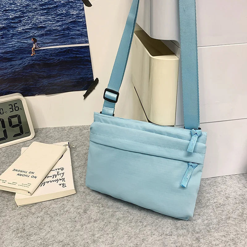 Nixie Large Unisex Crossbody Bag – Travel Shoulder Satchel Crossbody Shoulder Bag Nixie Blue