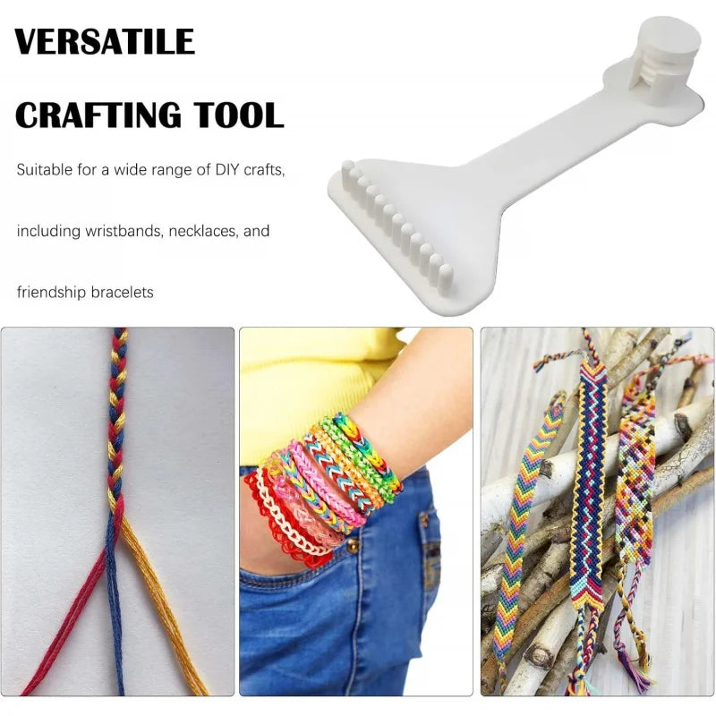 Bracelet Weaving Board – DIY Friendship & Rope Bracelet Tool Bracelet Weaving Tool Nixie