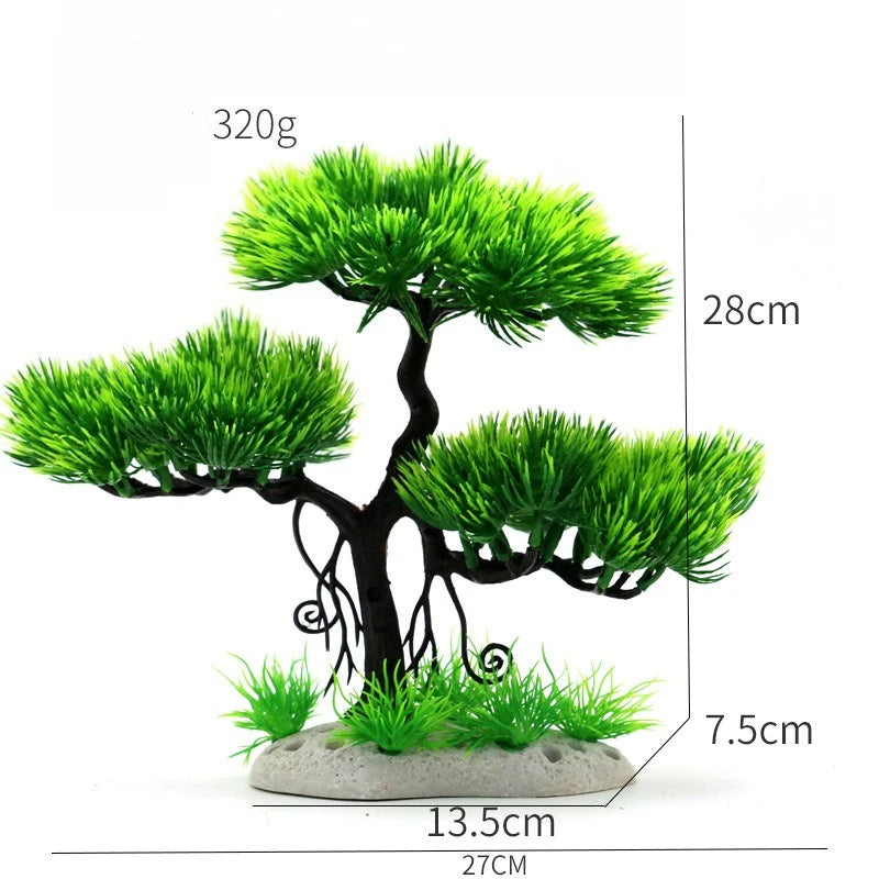 Artificial Aquarium Tree Bonsai Fish Tank Landscape Decor Aquarium Decoration Nixie