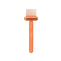 2-in-1 Comb Cleaning Brush – Mini Hair & Dust Remover Tool Comb Cleaning Brush Nixie Orange