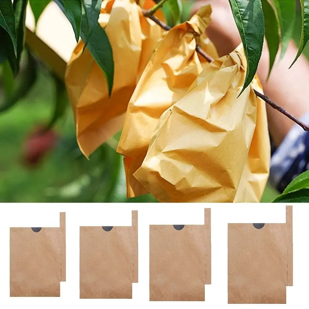 100PCS Breathable Fruit Protection Bags – Waterproof & Pest Guard Fruit Protection Bags Nixie