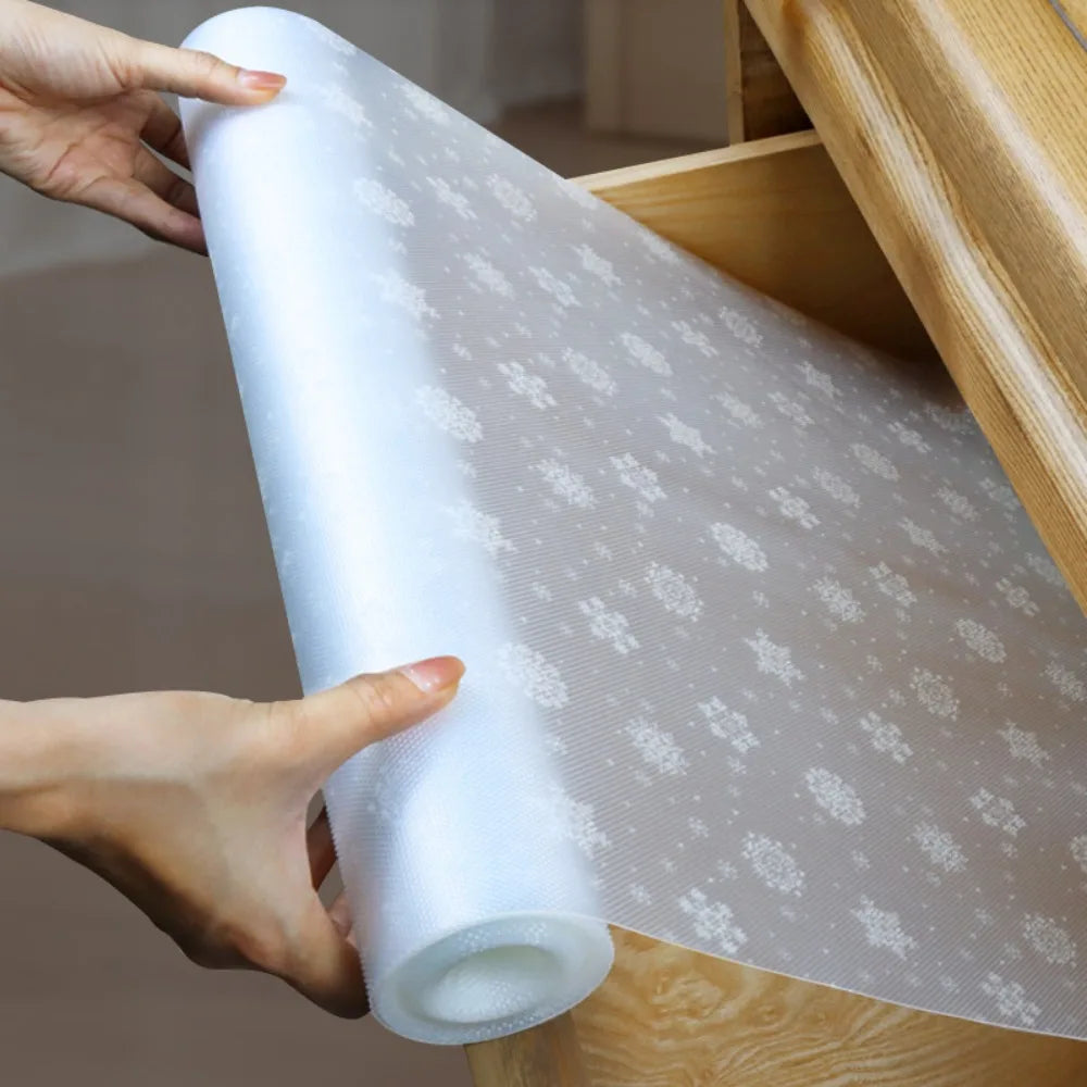 Waterproof EVA Drawer Liners – Non-Adhesive Washable Shelf Mat