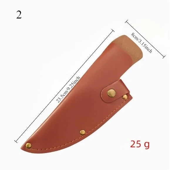 Leather Knife Sheath – Cowhide Chef & Butcher Knife Cover