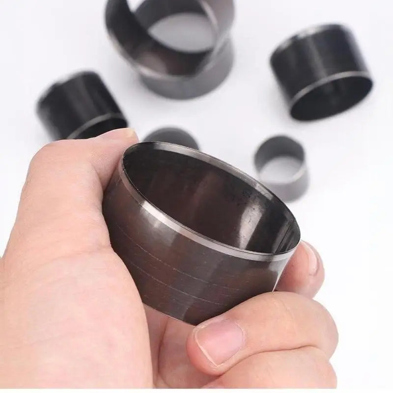 7-Piece Round Leather Punch Die Set – Carbon Steel Cutter 20–50mm Leather Punch Die Set Nixie