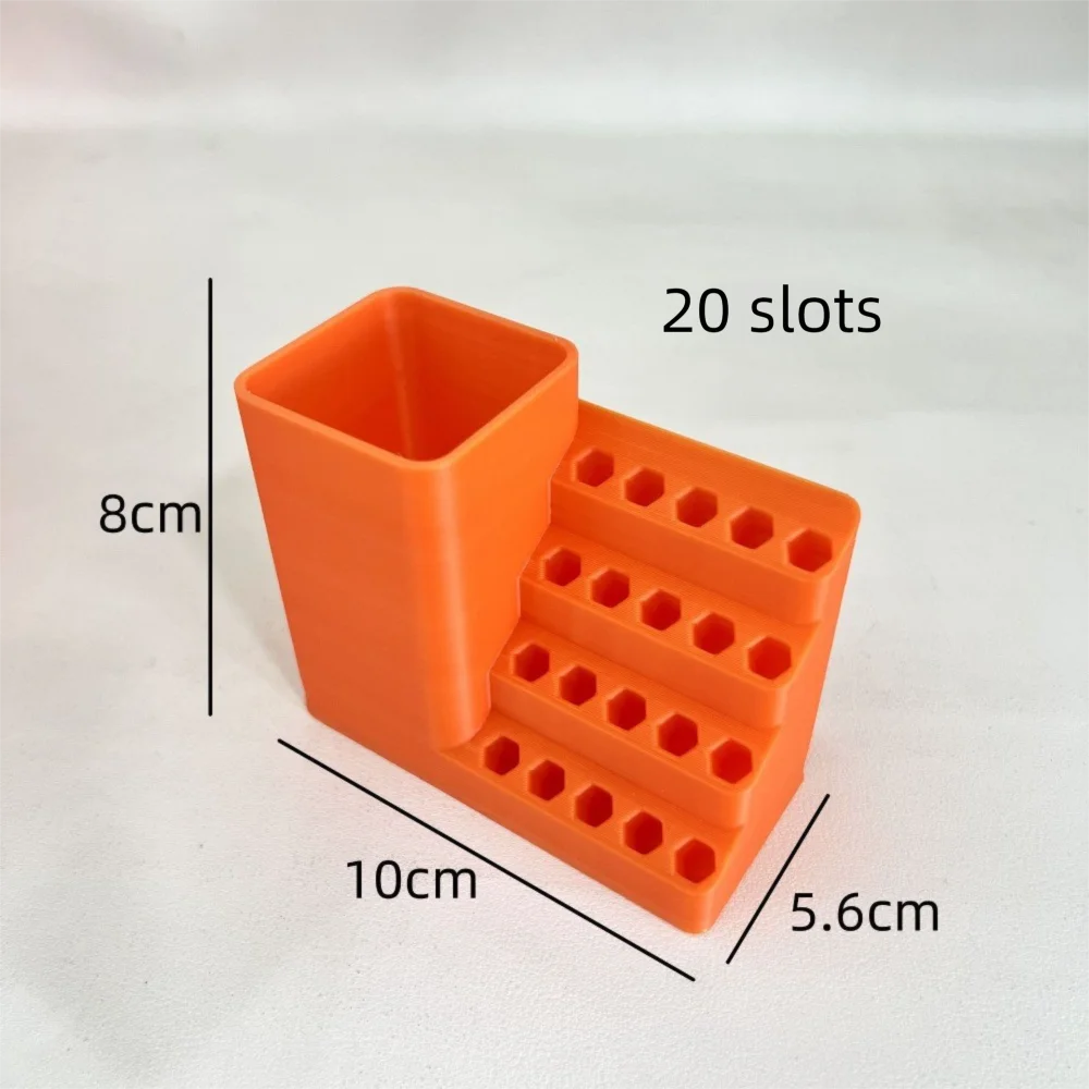 Screwdriver Bit Organizer Rack – 20 to 100 Hole Plastic Holder