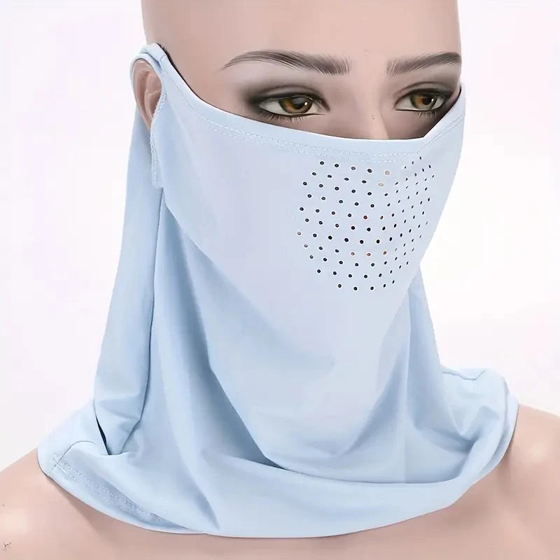 UPF 50+ UV Protection Scarf Face Mask – Outdoor Sun Shield Sun Protection Scarf Nixie