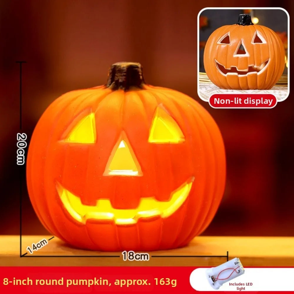 Halloween Pumpkin LED Lantern Lights – Funny Face Decor Halloween Lantern Light Nixie
