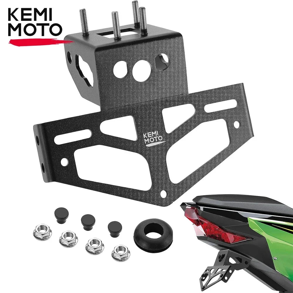 Kawasaki Ninja 400 Z400 Fender Eliminator License Plate Bracket Fender Eliminator Bracket Nixie